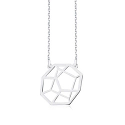Srebrny naszyjnik pr.925 - Origami