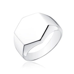 Srebrny sygnet pr.925 - sześciokąt