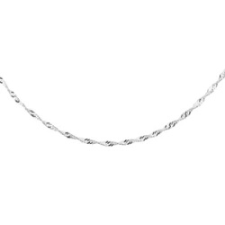 Łańcuszek srebrny singapur pr. 925 Ø 027
