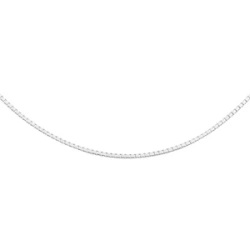 Łańcuszek ozdobny srebrny pr. 925 kostka wenecka, diamentowana