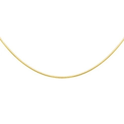 Linka srebrna pr.925 ośmiokątna Ø 020 - złocona