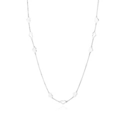 Srebrny naszyjnik pr.925 serca